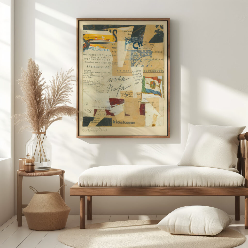 Ohne Titel Rote Rose 1933 34 Kurt Schwitters 5 mockup