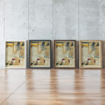 Ohne Titel Rote Rose 1933 34 Kurt Schwitters framed posters mockup