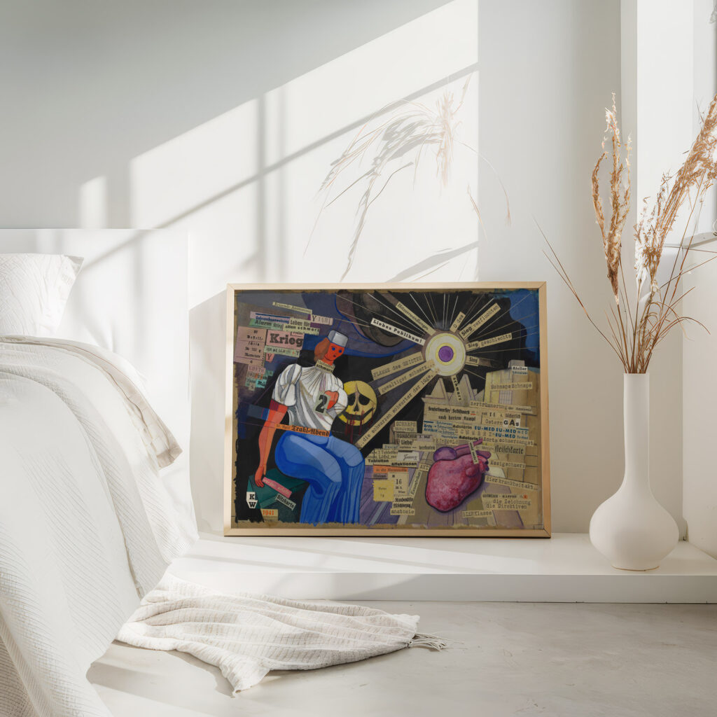 Ohne Titel Schmerz 1941 Karl Wiener 4 mockup