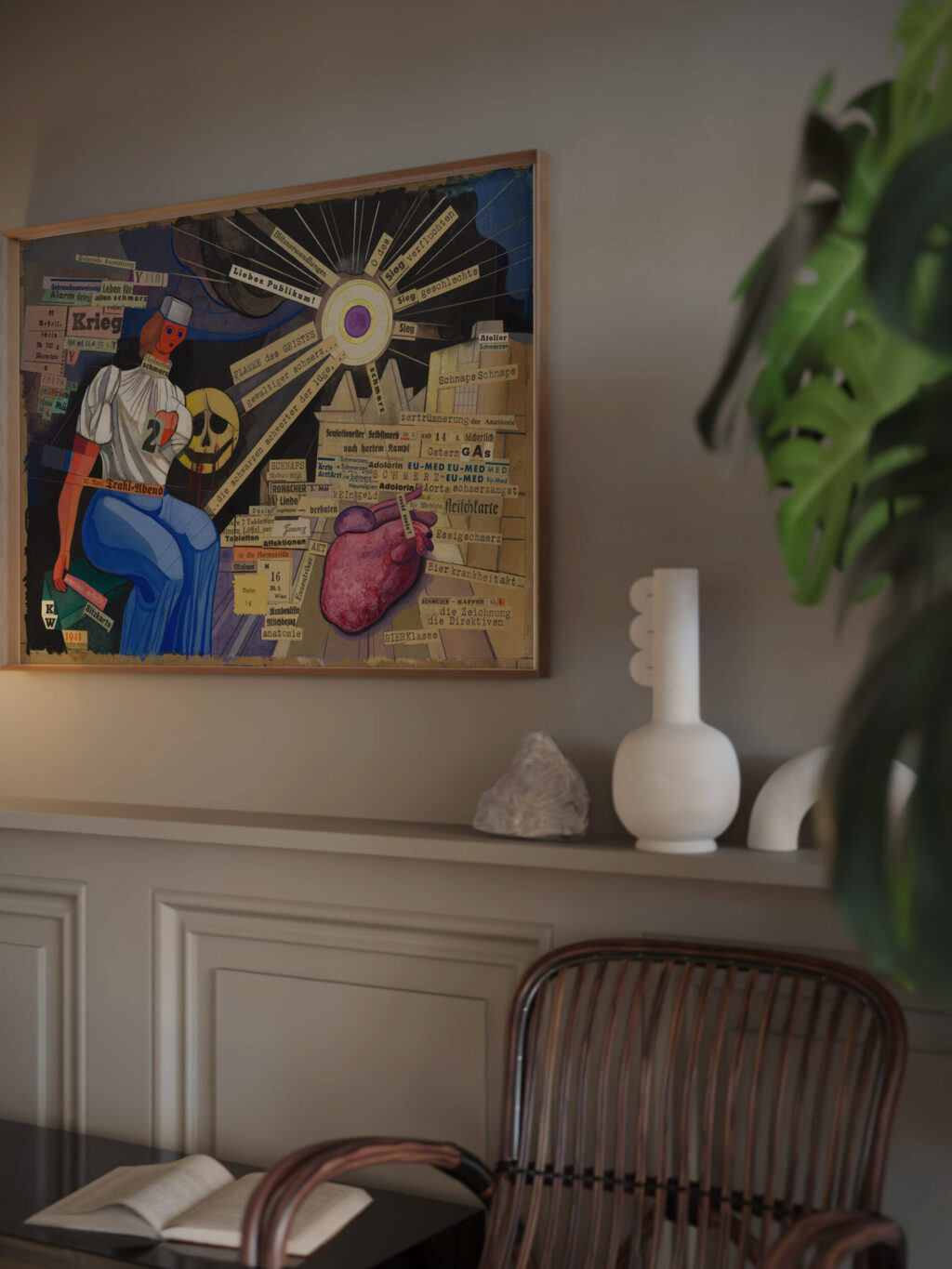 Ohne Titel Schmerz 1941 Karl Wiener video mockup