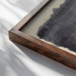 Ohne Titel around 1931 Karl Wiener close up dark wood mockup