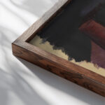 Ohne Titel around 1932 Karl Wiener close up dark wood mockup