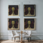 Ohne Titel around 1932 Karl Wiener framed posters mockup