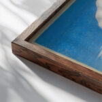 Ohne Titel around 1940 Karl Wiener close up dark wood mockup