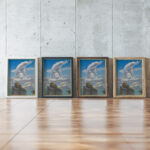 Ohne Titel around 1940 Karl Wiener framed posters mockup