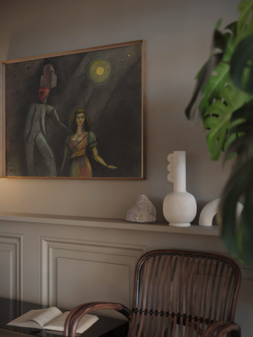 Ohne Titel aus ‘Die 150 Blatter III 1940 Karl Wiener video mockup