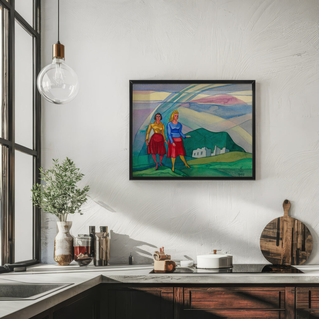 Ohne Titel aus ‘Die 150 Blatter IX 1940 Karl Wiener 6 mockup