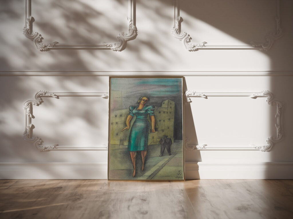 Ohne Titel aus ‘Die 150 Blatter VII 1940 Karl Wiener video mockup