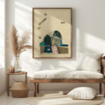 Ohne Titel junge Frau und Tod around 1941 Karl Wiener 5 mockup