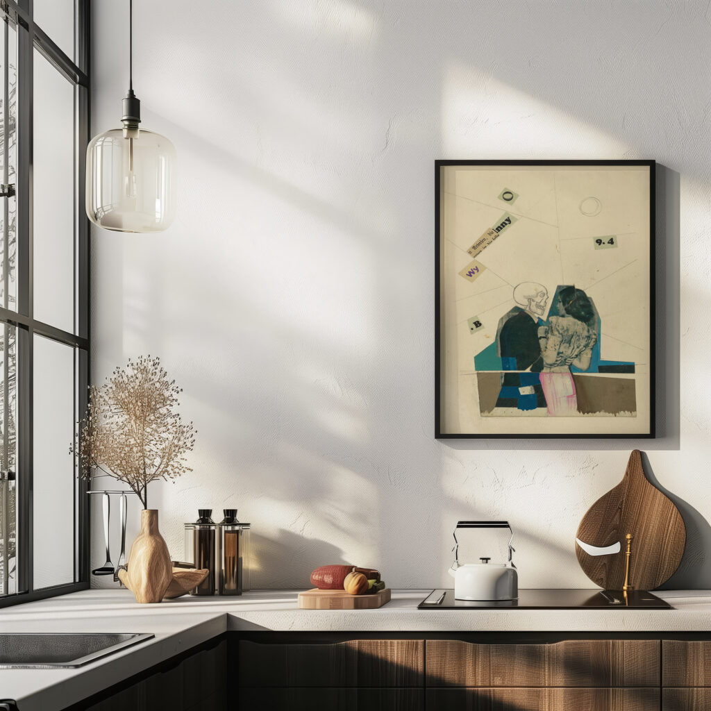 Ohne Titel junge Frau und Tod around 1941 Karl Wiener 6 mockup