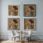 Ohne Titel orsgrunnsdan 1937 1938 Kurt Schwitters framed posters mockup