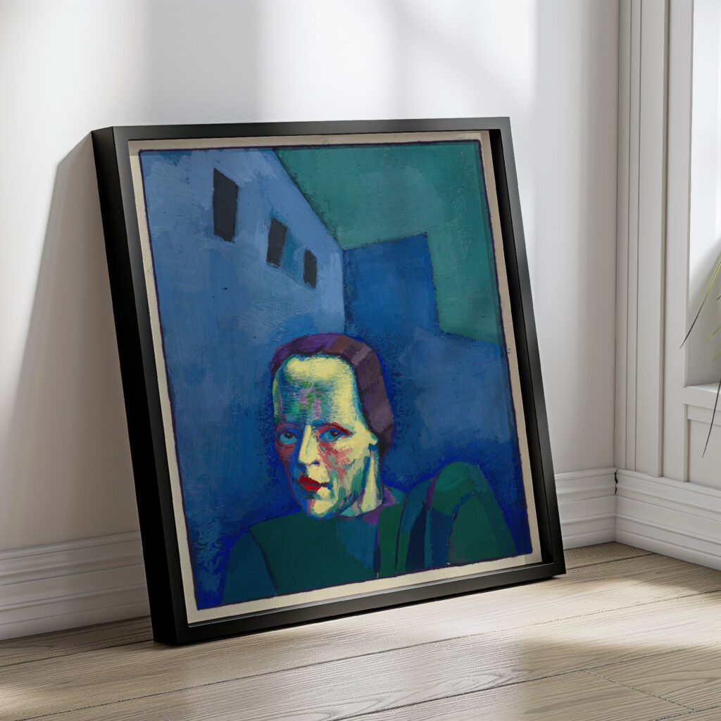 Ohne Titel weibliches Portrat 1943 Karl Wiener 4 mockup