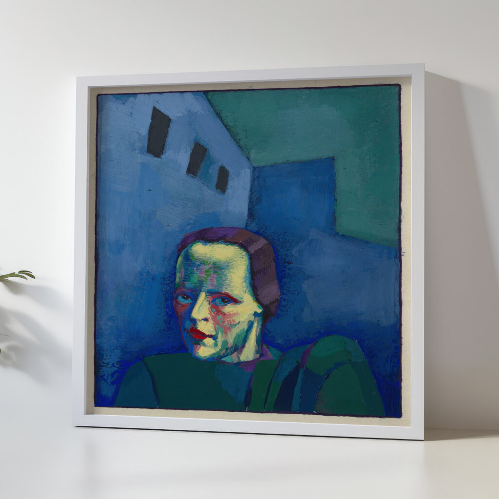 Ohne Titel weibliches Portrat 1943 Karl Wiener 5 mockup