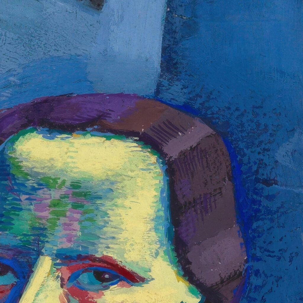 Ohne Titel weibliches Portrat 1943 Karl Wiener 8 mockup