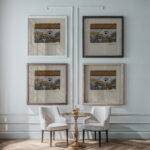 Ohne titel 2 kleine Russenpf 1921 Kurt Schwitters framed posters mockup