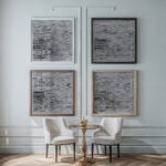 Old Man Counting 1929 Paul Klee framed posters mockup