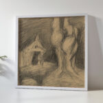 Old Woman Sitting in front of a Cottage 1940–1944 Jan Novak 5 mockup