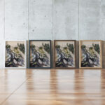 Olivenbaume Petar Dobrovic framed posters mockup