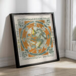 Omslag van muziekstuk ‘t Koningskind 1909 Carel Adolph Lion Cachet 4 mockup