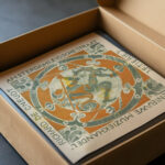 Omslag van muziekstuk ‘t Koningskind 1909 Carel Adolph Lion Cachet video mockup