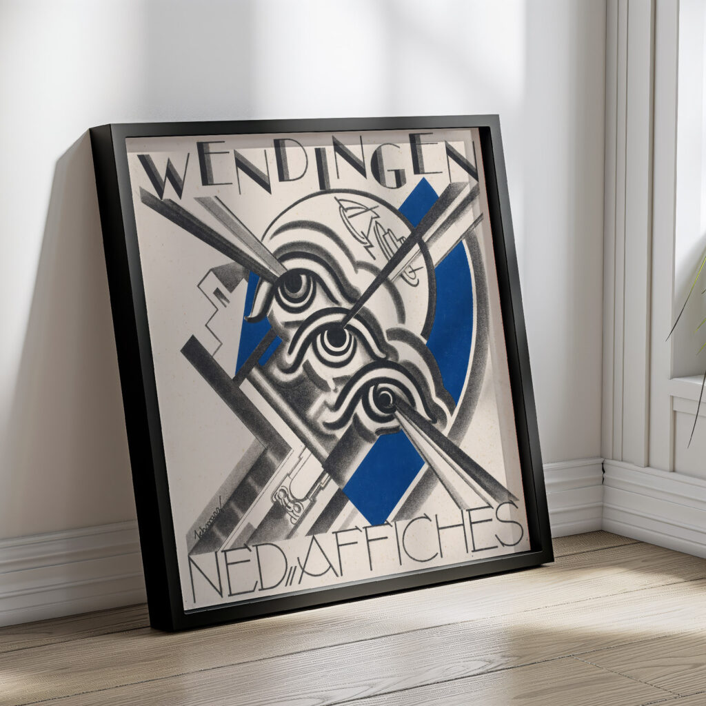 Omslagontwerp voor Wendingen 1931 1931 Mommie Schwarz 4 mockup