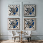 Omslagontwerp voor Wendingen 1931 1931 Mommie Schwarz framed posters mockup