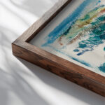 On Road to Sparkill New York 1925 John Marin close up dark wood mockup