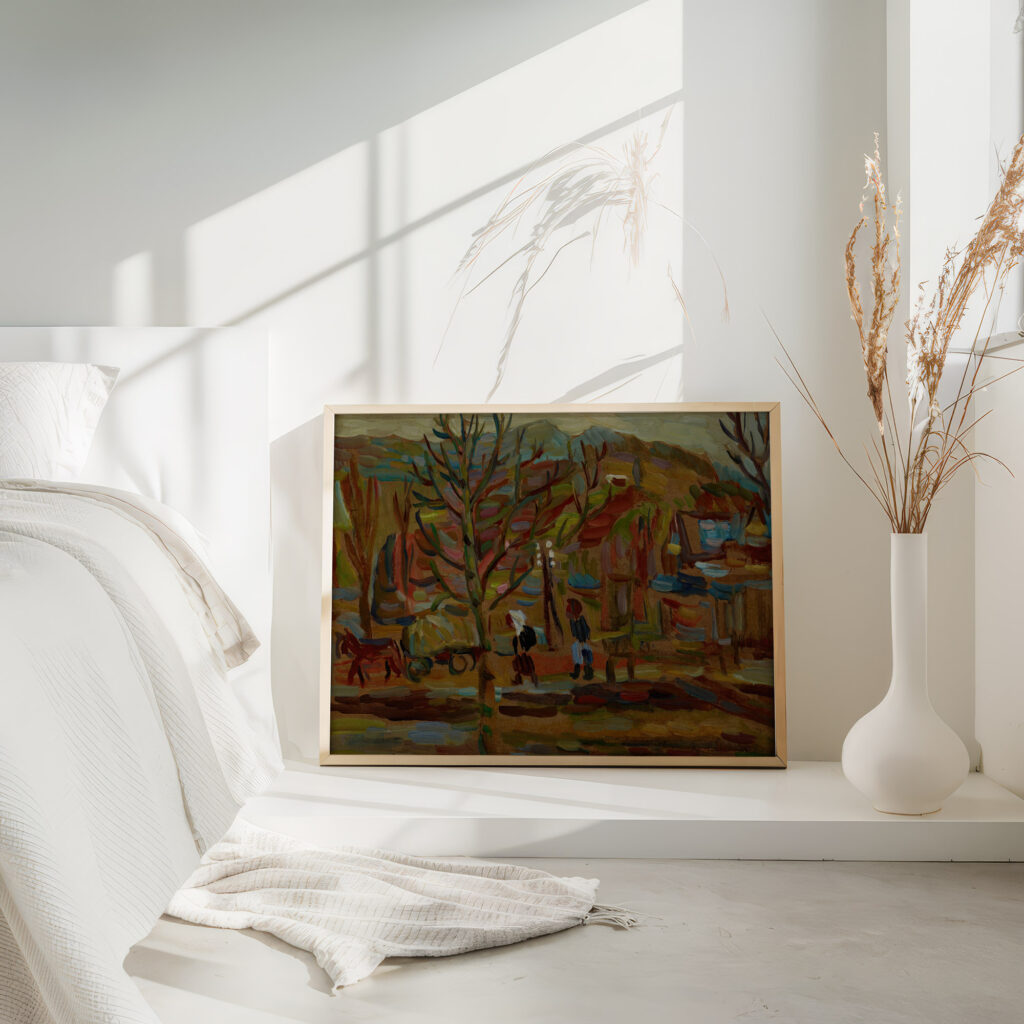 On a Country Road 1937 Sasza Blonder 4 mockup