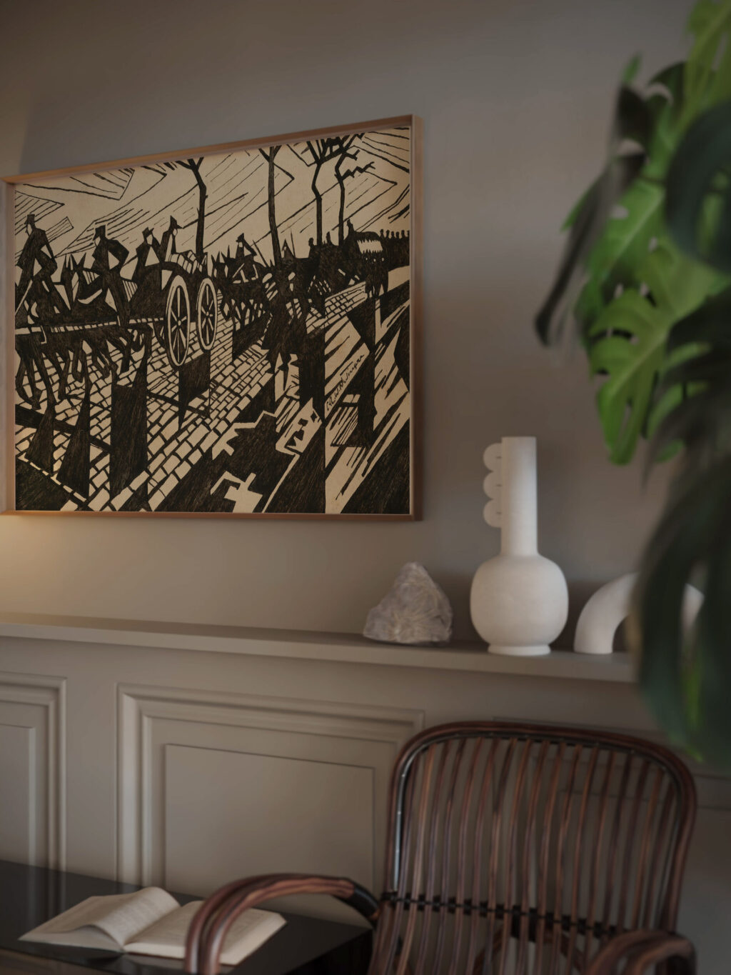 On the Road to Ypres 1916 Christopher R. W. Nevinson video mockup