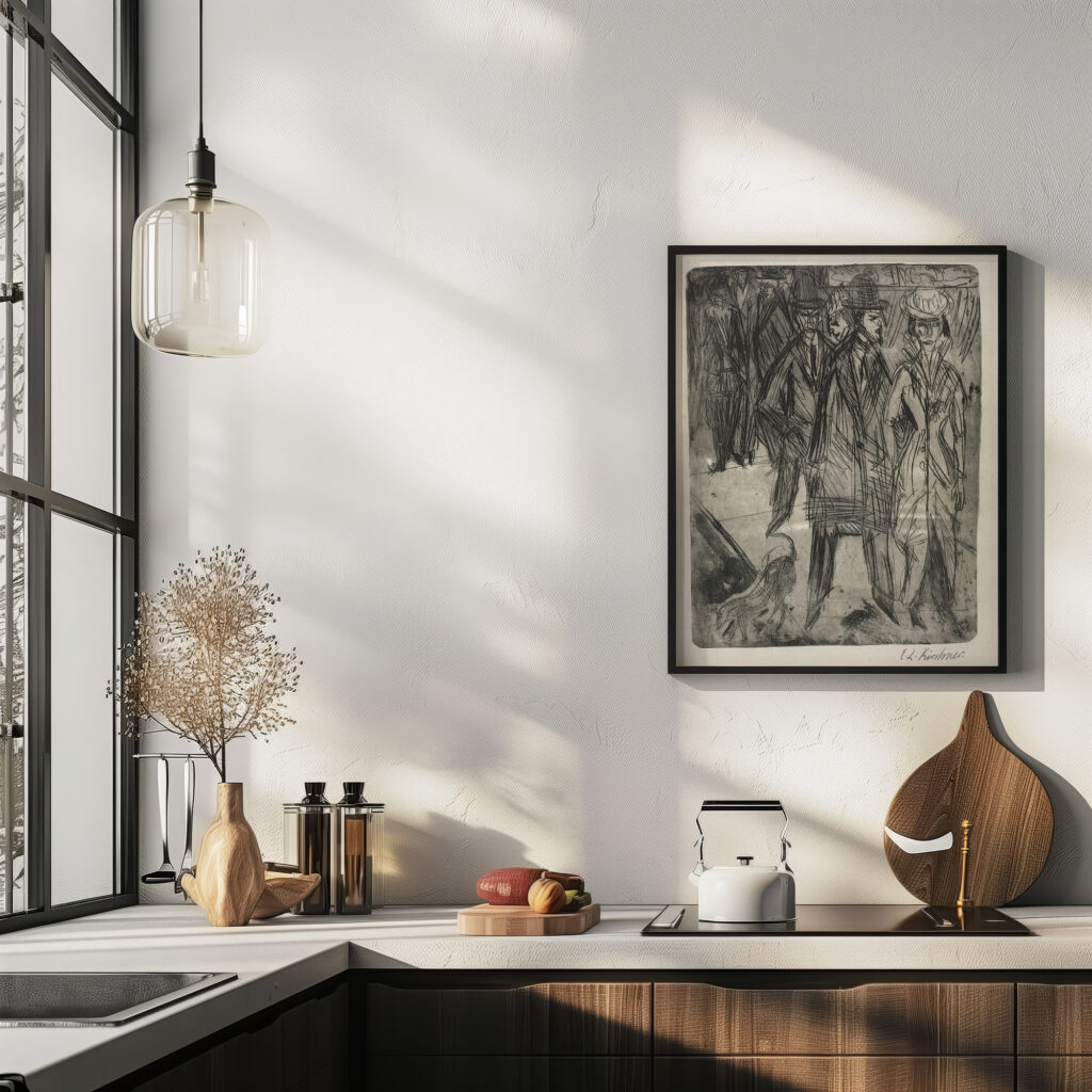 On the Street c. 1914 Ernst Ludwig Kirchner 6 mockup