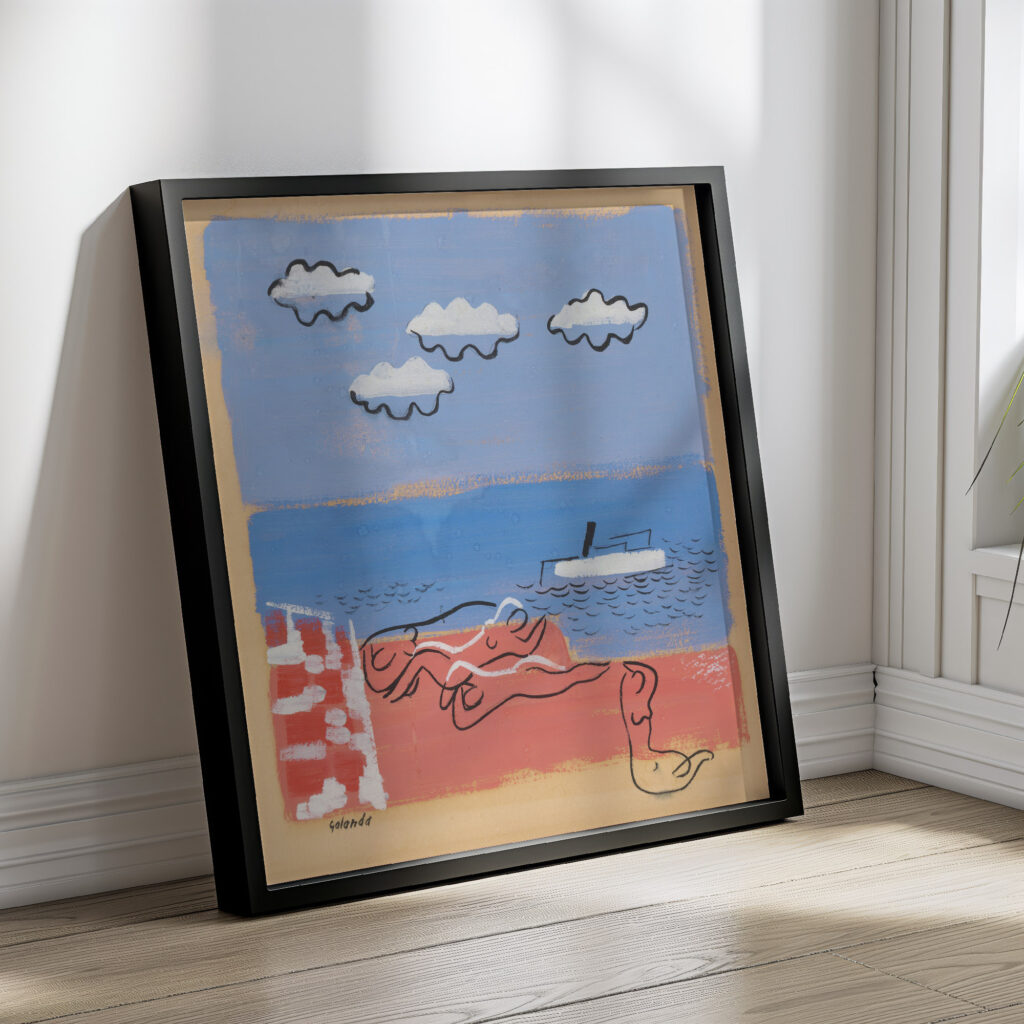 On the beach 1933–1934 Mikulas Galanda 4 mockup