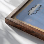 On the beach 1933–1934 Mikulas Galanda close up dark wood mockup