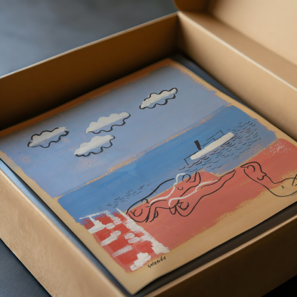 On the beach 1933–1934 Mikulas Galanda video mockup