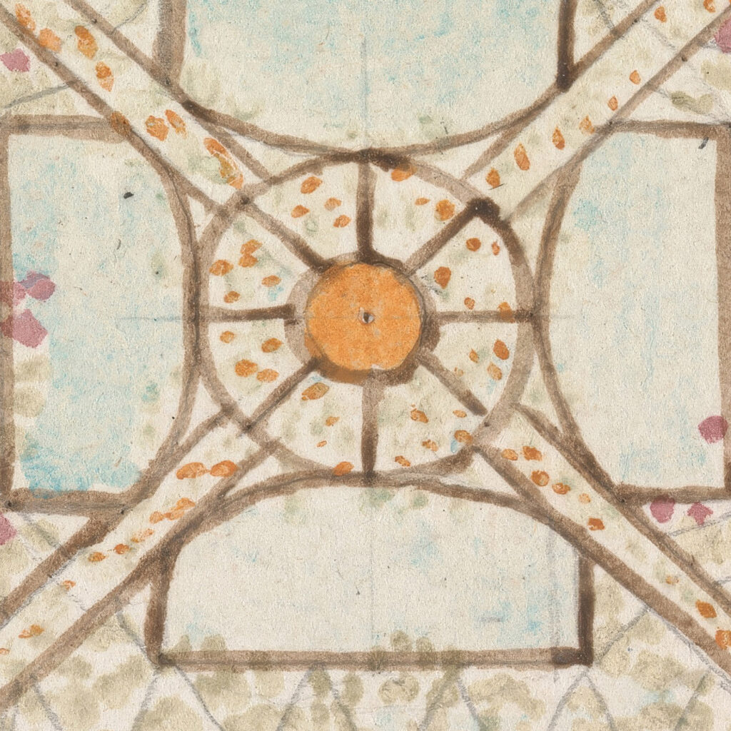 One of Four Sketches of Ceilings in the Vatican Gallery 1777 to 1778 Henry Swinburne 1 8 mockup