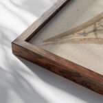 One of Four Sketches of Ceilings in the Vatican Gallery 1777 to 1778 Henry Swinburne 2 close up dark wood mockup