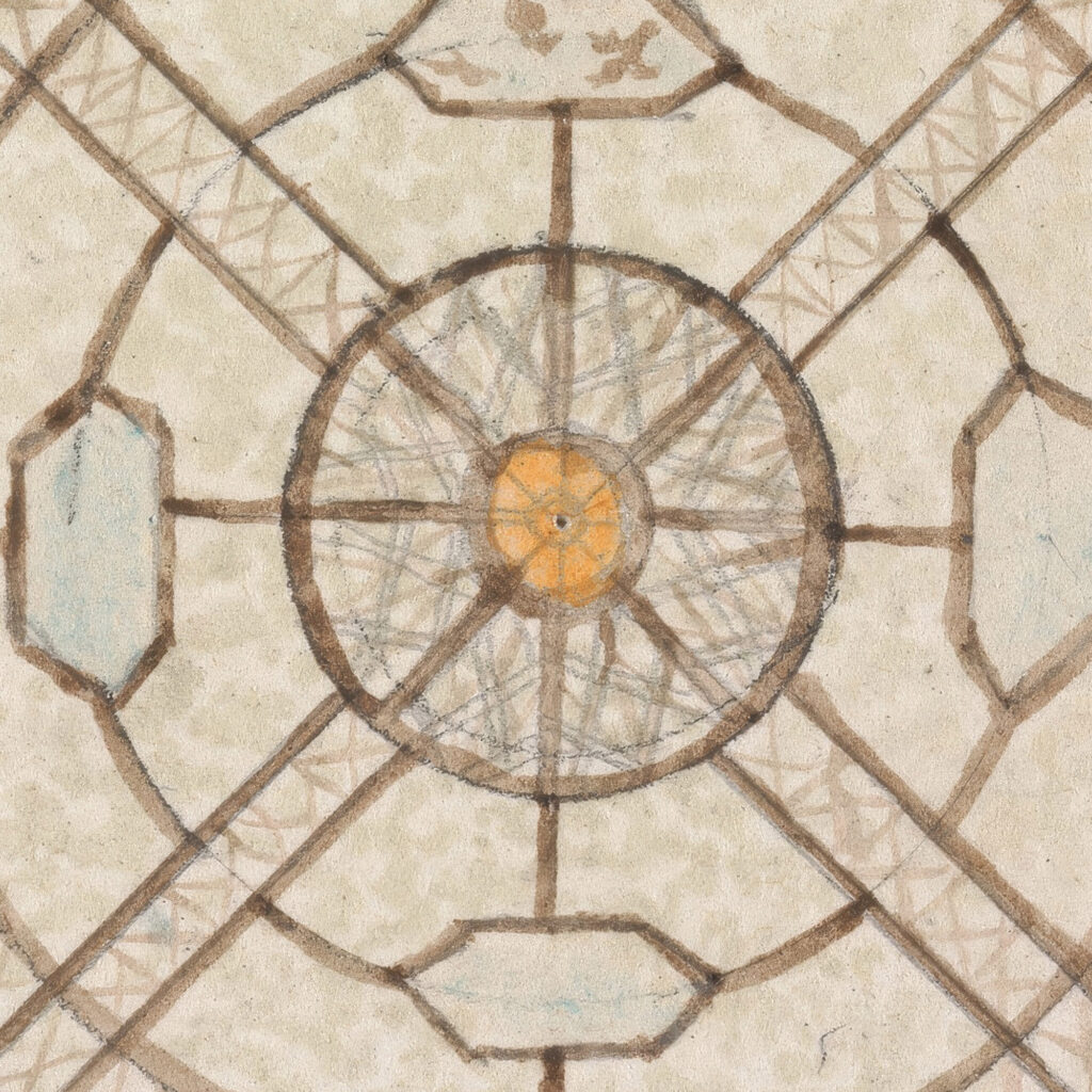 One of Four Sketches of Ceilings in the Vatican Gallery 1777 to 1778 Henry Swinburne 8 mockup