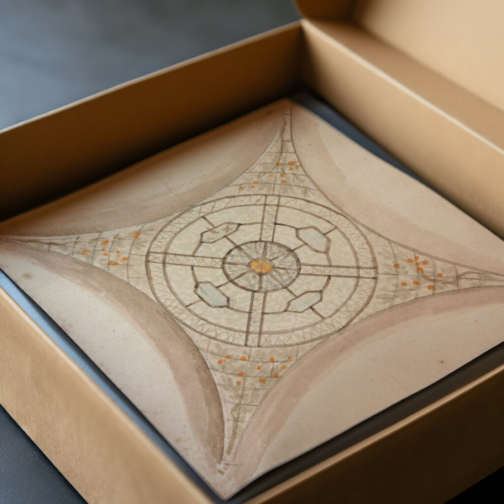 One of Four Sketches of Ceilings in the Vatican Gallery 1777 to 1778 Henry Swinburne video mockup