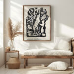 Ontwerp boekillustratie voor Alexander Cohens Van Anarchie tot Monarchie Haan 1891 Leo Gestel 5 mockup