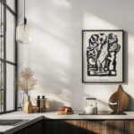 Ontwerp boekillustratie voor Alexander Cohens Van Anarchie tot Monarchie Haan 1891 Leo Gestel 6 mockup