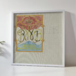 Ontwerp met een gekroonde W en aan weerszijden JB 1874 Carel Adolph Lion Cachet 5 mockup