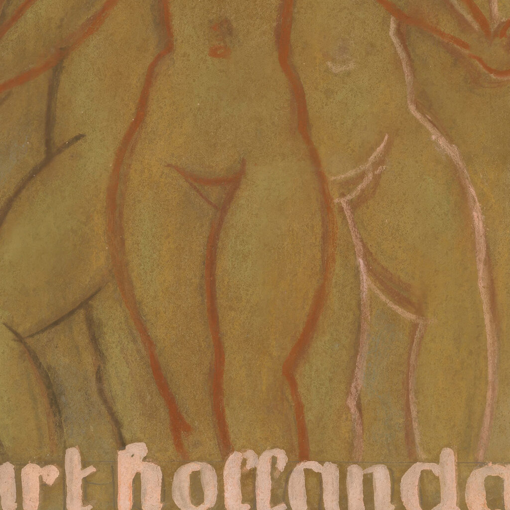 Ontwerp voor Paul Fierens ‘lArt Hollandais contemporain drie naakte vrouwen 1933 Leo Gestel 8 mockup