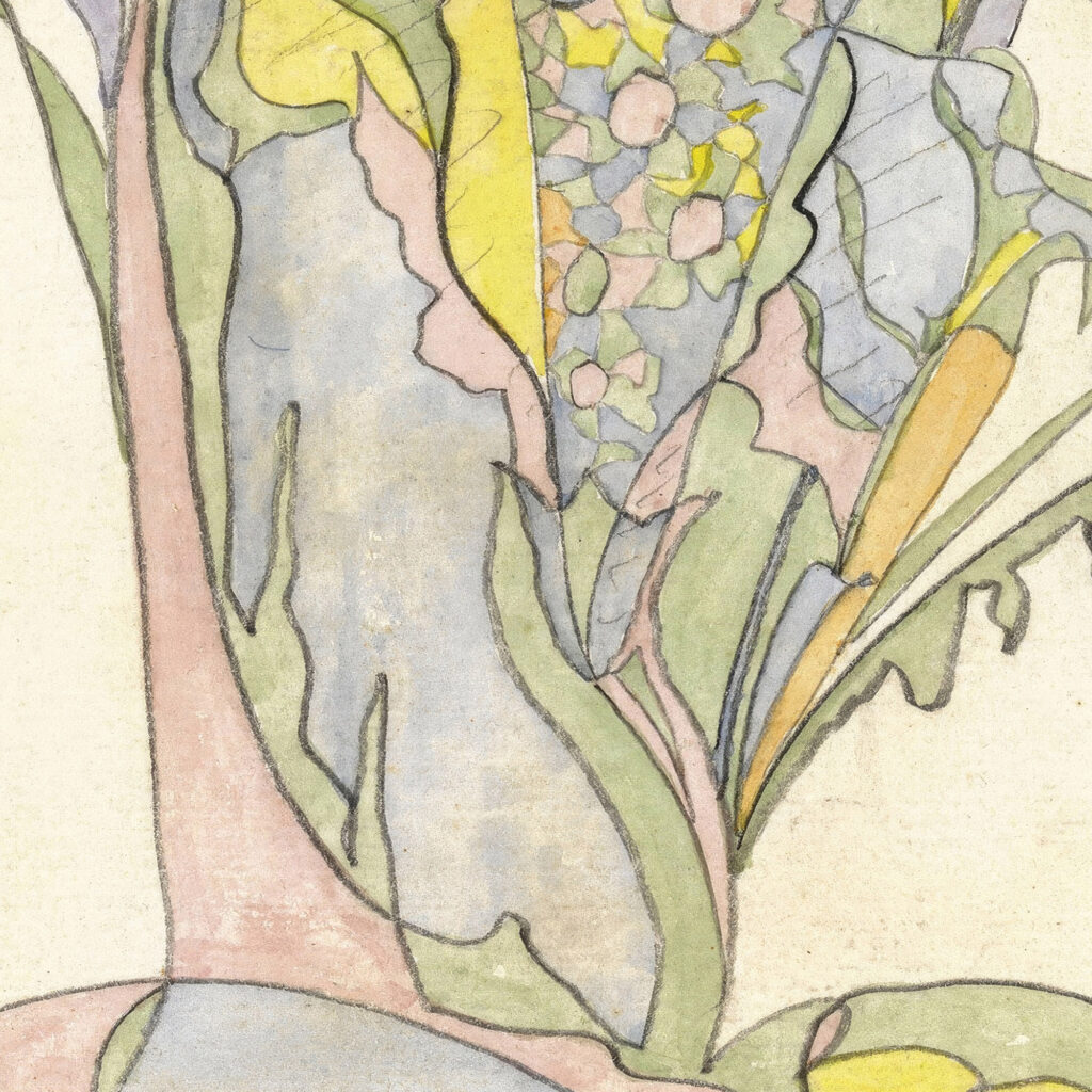 Ontwerp voor aardewerkdecoratie 1918 Theo Colenbrander 8 mockup