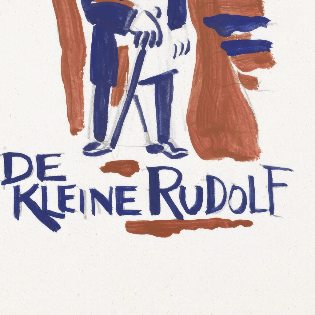 Ontwerp voor boekband van De Kleine Rudolf door Aart van der Leeuw 1891 Leo Gestel 1 8 mockup