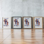 Ontwerp voor boekband van De Kleine Rudolf door Aart van der Leeuw 1891 Leo Gestel 1 framed posters mockup