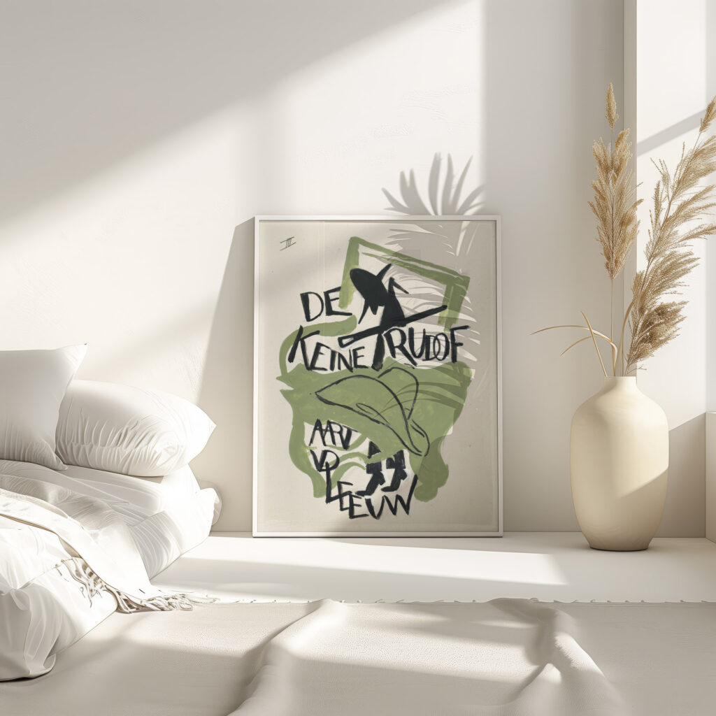 Ontwerp voor boekband van De Kleine Rudolf door Aart van der Leeuw 1891 Leo Gestel 2 4 mockup