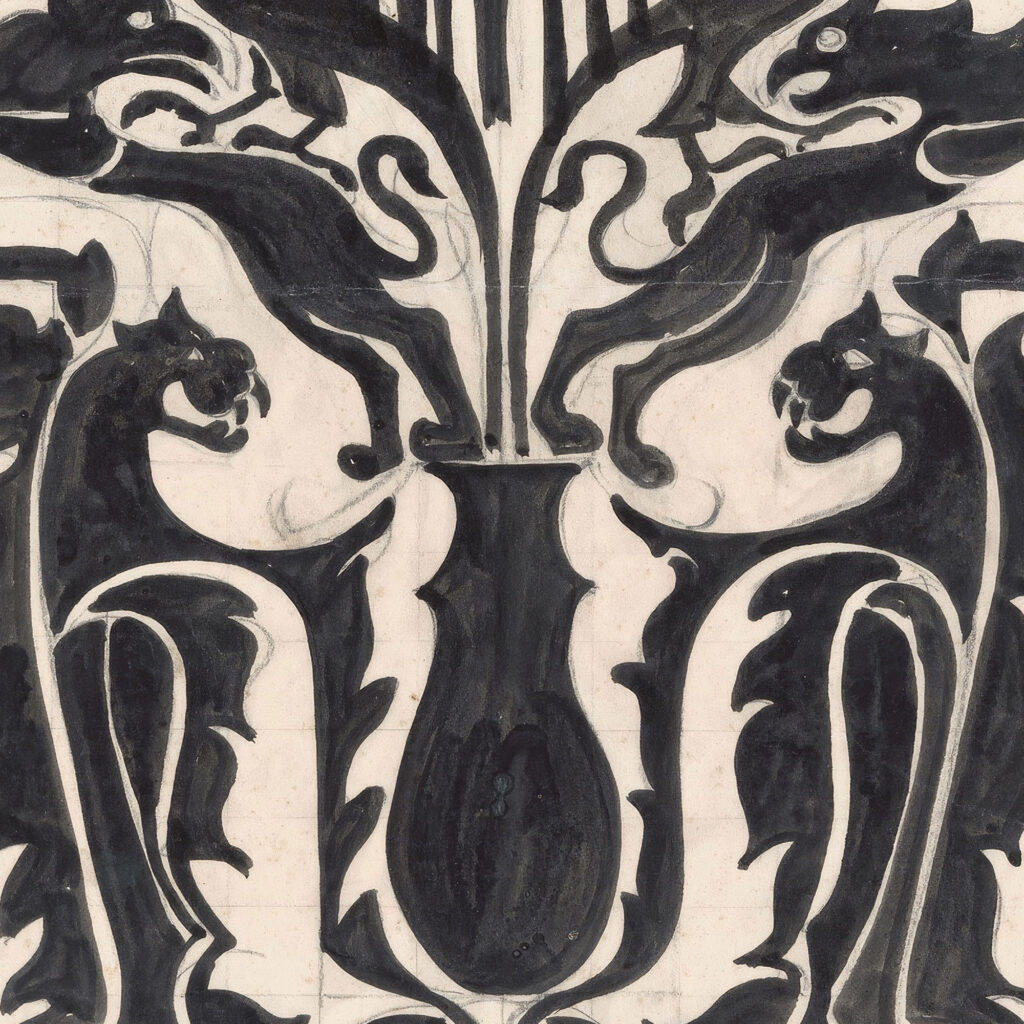 Ontwerp voor boekband voor Insulinde door D. Wouters en J. van Hulzen 1874 Carel Adolph Lion Cachet 8 mockup