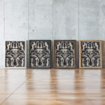 Ontwerp voor boekband voor Insulinde door D. Wouters en J. van Hulzen 1874 Carel Adolph Lion Cachet framed posters mockup