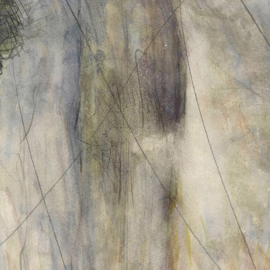 Ontwerp voor de aardewerkdecoratie op een schaal met een landschap 1920 Theo Colenbrander 8 mockup