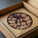 Ontwerp voor de beschildering van een bord 1875 Unknown video mockup