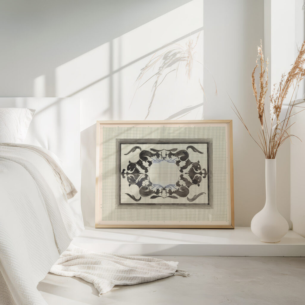 Ontwerp voor de ex libris van Carel Lion Cachet 1874 Carel Adolph Lion Cachet 4 mockup